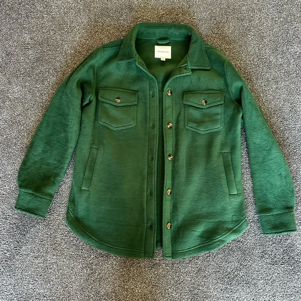 Thread & Supply Fleece Shacket